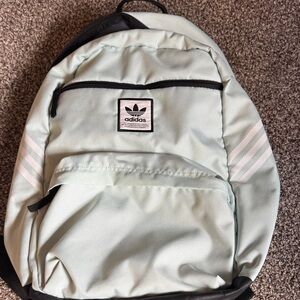 Adidas Light Green/blue Backpack with Black Accents